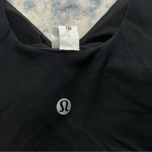 Lululemon Align Onesie 8" Athletic One Piece Romper Workout Bodysuit Black 2 - Picture 12 of 12